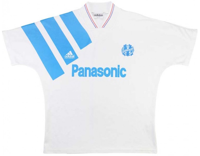 Camisa retro Adidas Olympique de Marseille 1991 1992 I jogador 